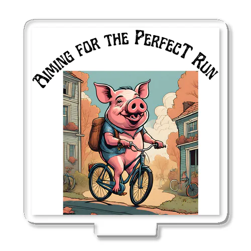 豚と自転車 Acrylic Stand