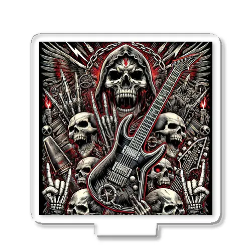 "Metal Mayhem: Skulls and Strings" アクリルスタンド