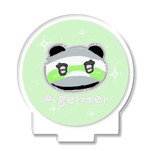 Agenderくま Acrylic Stand