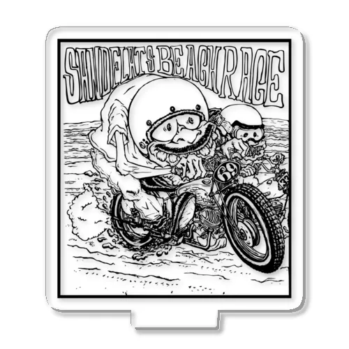 SAND FLATS BEACH RACE Acrylic Stand