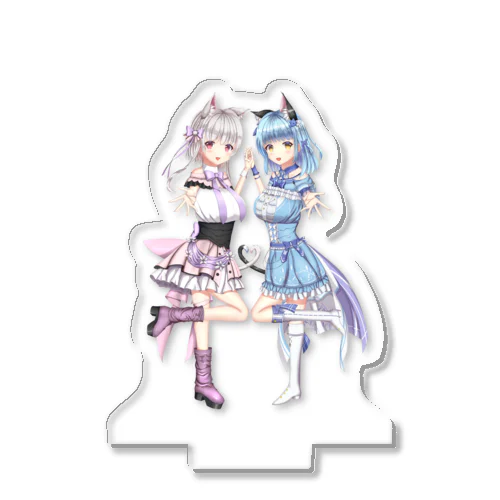 天音彩＆風渚こあ(猫耳アイドルver) Acrylic Stand