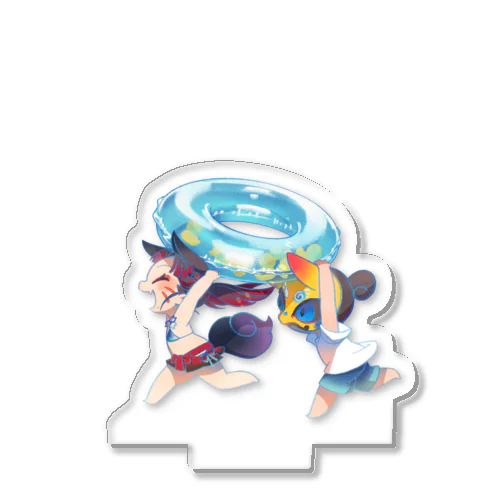にちりゅう夏休み(背景無し) アクリルスタンド Acrylic Stand