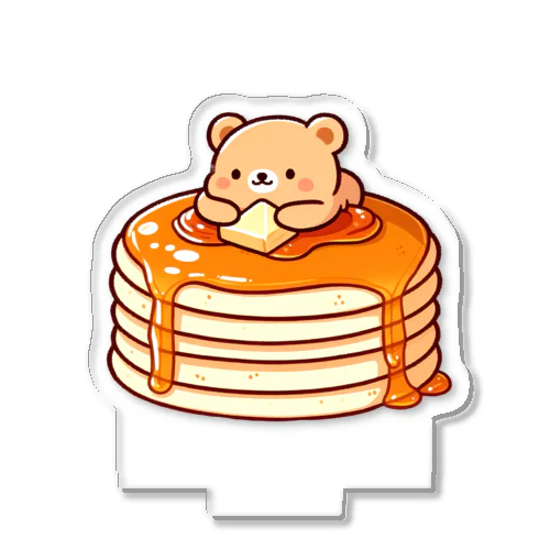 ホットケーキとクマさん Acrylic Stand