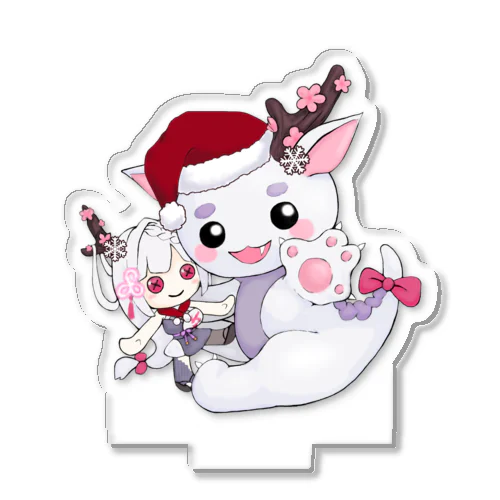 美巴雪花(みともせっか)ミニSDチビドラ クリスマスver Acrylic Stand