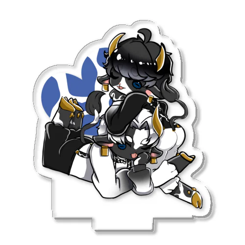 ホルスとタインの仲良しステッカー Acrylic Stand