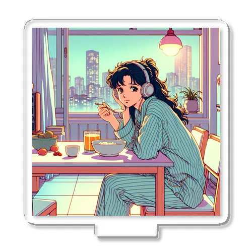 夜明けの静寂、私の時間 Acrylic Stand