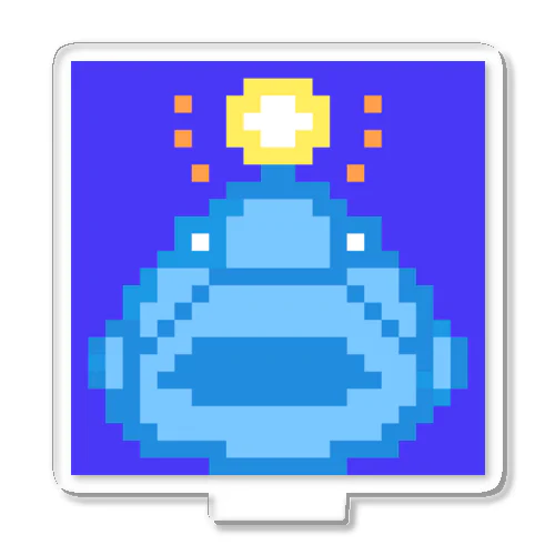 クエ＋あんこう（色付き）【ドット絵】 Acrylic Stand
