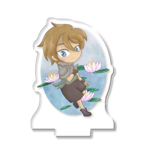 回復の泉で新米冒険者と疲れを癒す話。(アクリルスタンド) Acrylic Stand