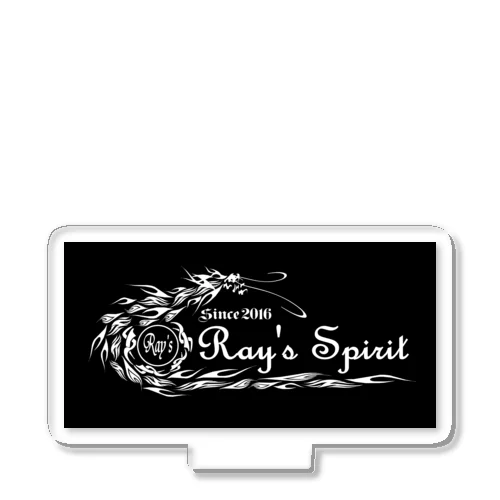 Ray's Spirit Logo ⑨（WHITE） Acrylic Stand