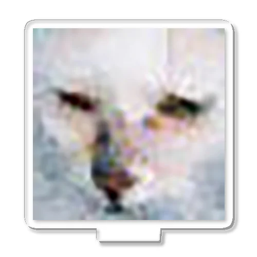 画質の粗い猫の顔/Low resolution cat アクリルスタンド