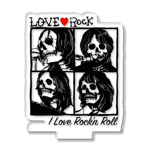 LOVE ROCK Acrylic Stand