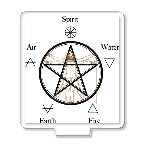 Pentacle 5Elements Acrylic Stand