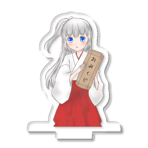 巫女ひなグッズ(イラスト大) Acrylic Stand