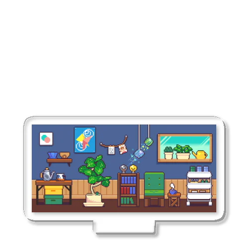 部屋ドット絵 Acrylic Stand