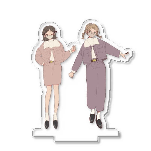 color coordination!【PINK／PURPLE】 Acrylic Stand