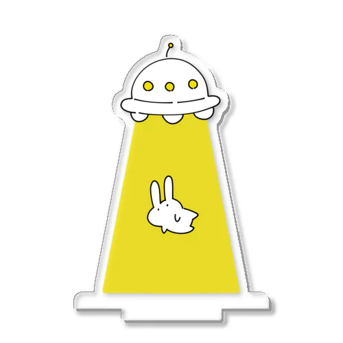 UFOにつれてかれるうさぎ Acrylic Stand