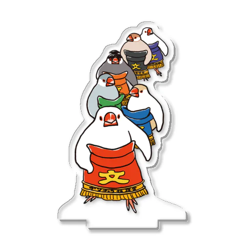 文鳥力士　土俵入り Acrylic Stand