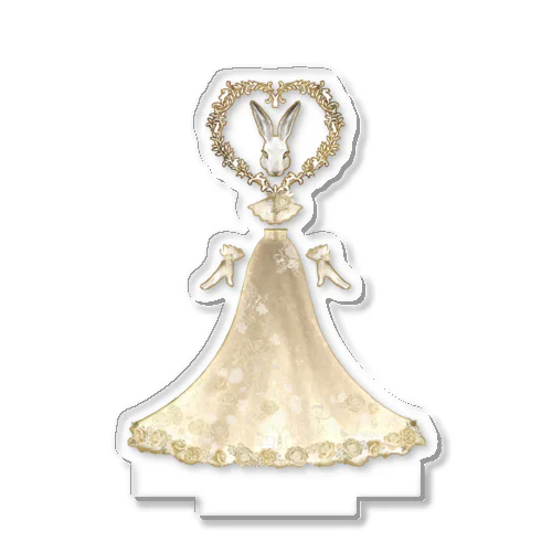 lapin - robe Acrylic Stand