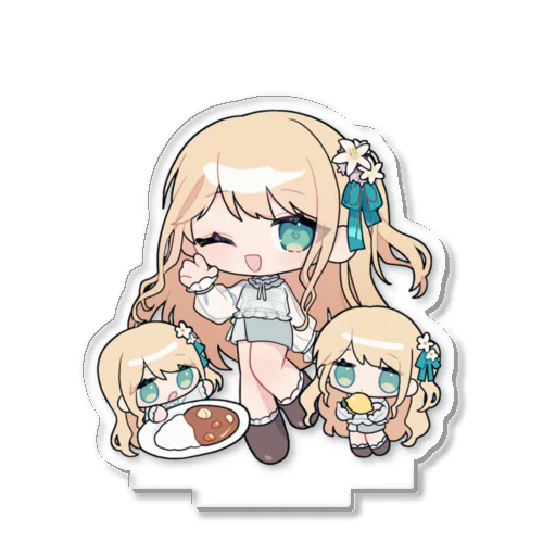 【1000人記念グッズ】ミニかれーな Acrylic Stand