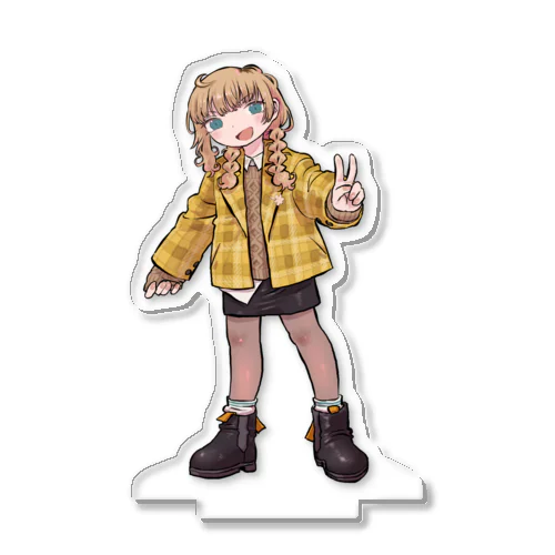 秋服の女（金髪） Acrylic Stand