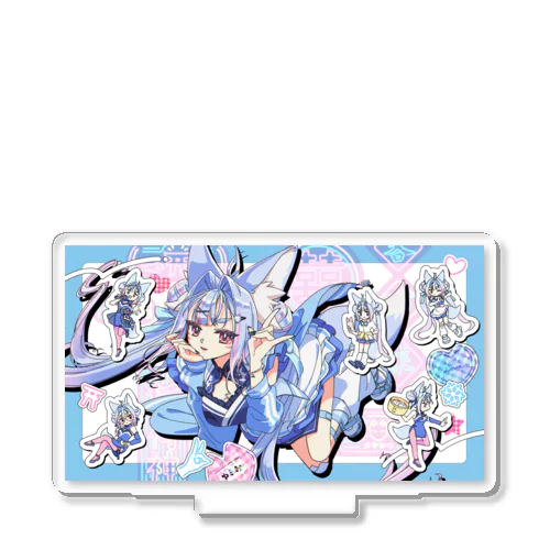 90's 雪尾紺アクリルスタンド Acrylic Stand