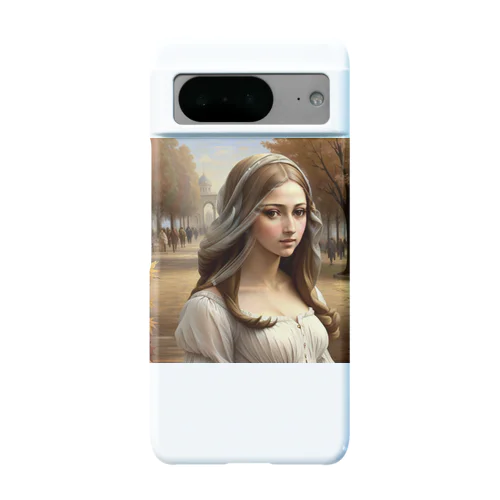 秋の幻想美少女(絵画風) Android Smartphone Case