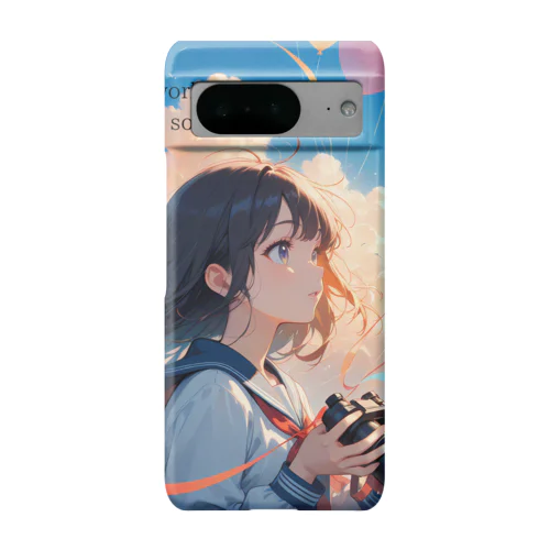 未来を見る少女 Android Smartphone Case