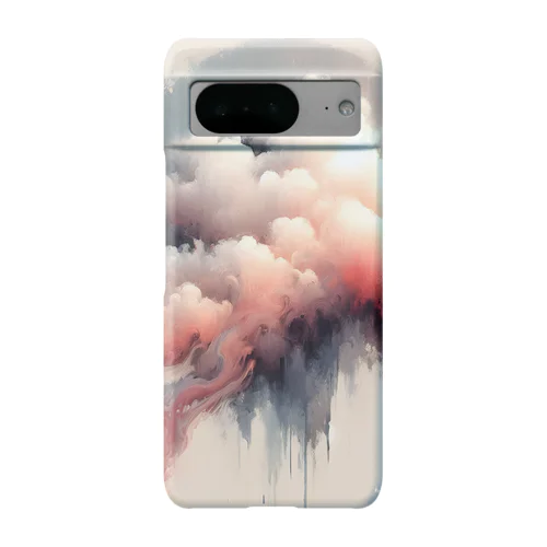 雲の断片を描くミニマルな形 Android Smartphone Case