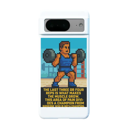 ピクセル筋肉ニキ名言シリーズ Android Smartphone Case