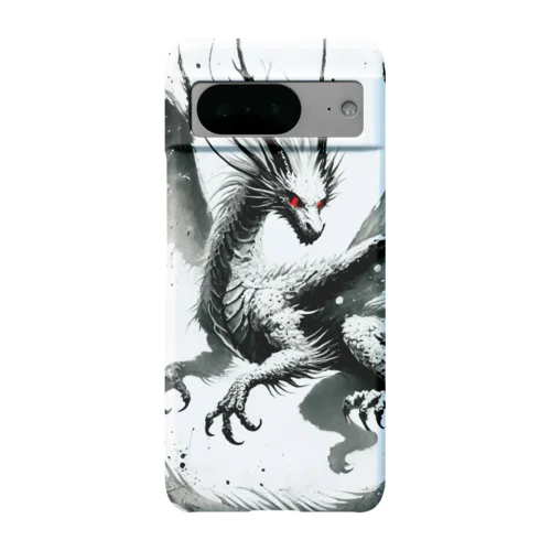 雷鳴を轟かせる墨龍（スマホケース） Android Smartphone Case