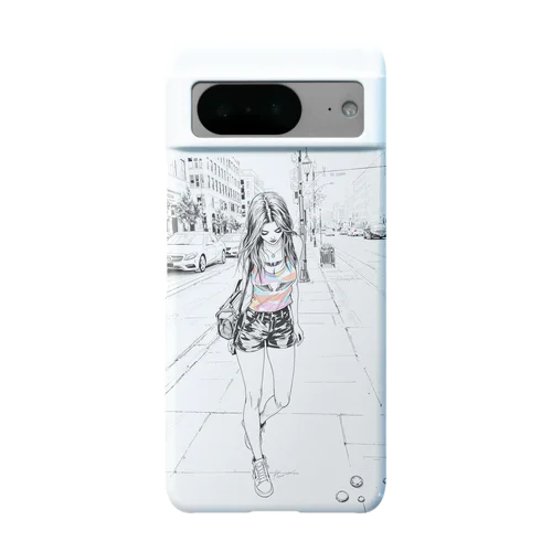 隠れた宝石を探す人 Android Smartphone Case