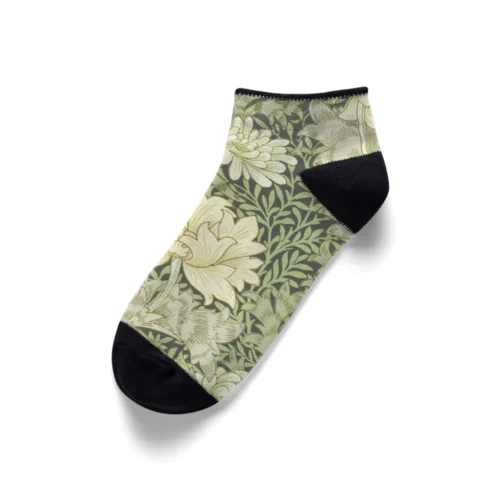 Chrysanthemum by William Morris Ankle Socks