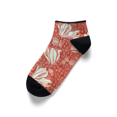 The Lily by William Morris Ankle Socks