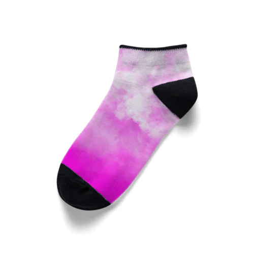 Sky/pink Ankle Socks