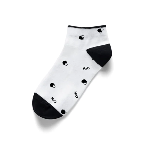 水分子 パターン2 Ankle Socks