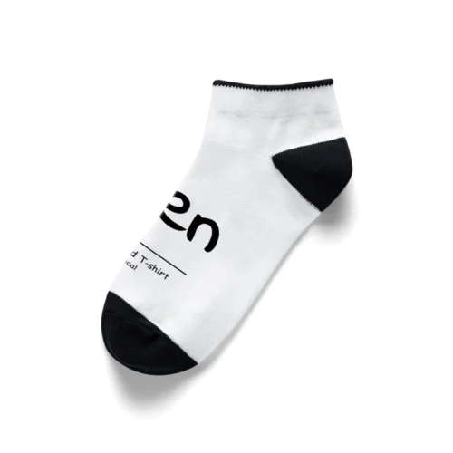 Ripenロゴシリーズ（黒） Ankle Socks