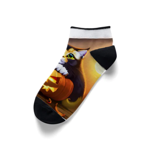 ハロにゃ　グッズ Ankle Socks