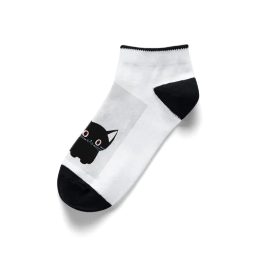 🐾黒猫マロンの関西弁•名言🐾 Ankle Socks