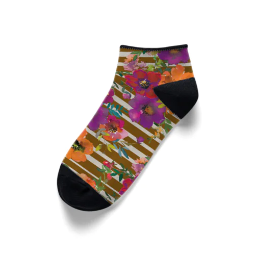 flower（P22-p4） Ankle Socks