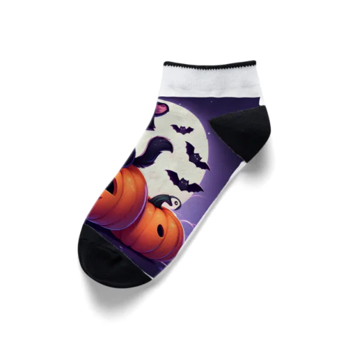 ハロウィンキャッツ Ankle Socks