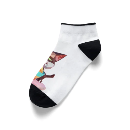 ハラヘリポリにゃんこ Ankle Socks