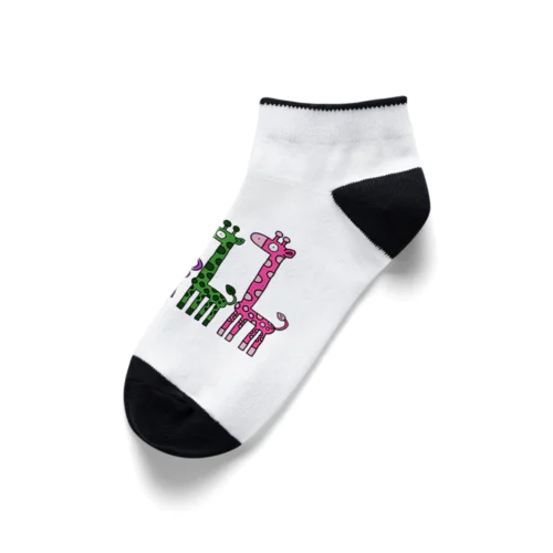 カラフルGIRAFFE Ankle Socks