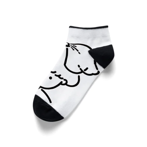 MONOCHROME RIBBON Ankle Socks