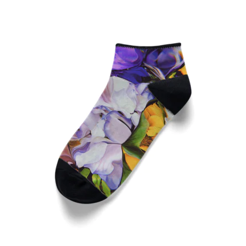 artificial flowers_01 Ankle Socks