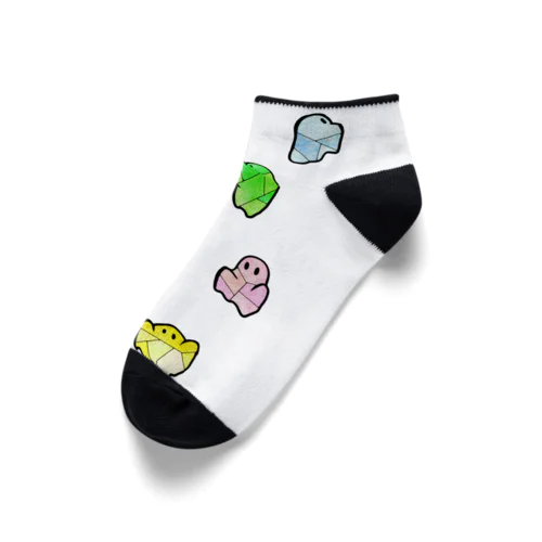 カラフルおばけ Ankle Socks