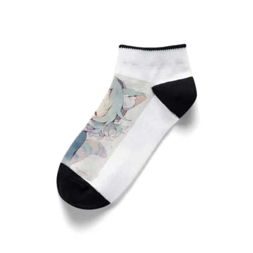 シロミミちゃん Ankle Socks