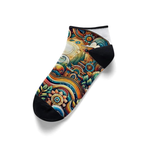 🌊✨🐚🌅エンチャント・オーシャンの夢🌊✨🐚🌅 Ankle Socks