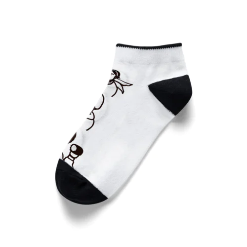 ３人の個性だんご Ankle Socks