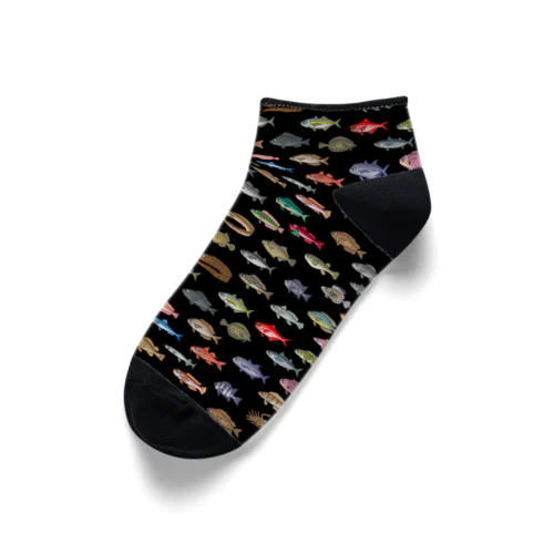 FISH_FB_DOT_1K Ankle Socks