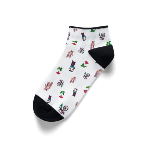 モノグラム白🌹＃03 Ankle Socks